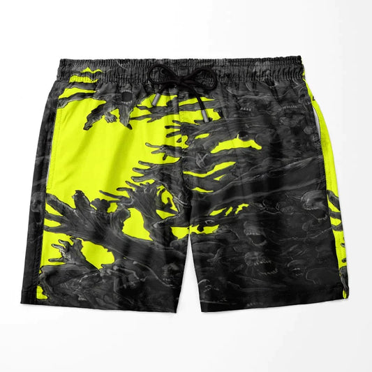 Chainsaw Man Scary Look Halloween Shorts