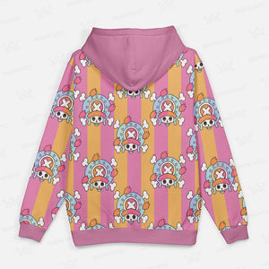 Chopper One Piece Pattern Hoodie