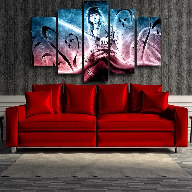 Cool Sasuke Naruto 3D Printed Naruto Canvas-Naruto-Canvas,MultiColor,Naruto