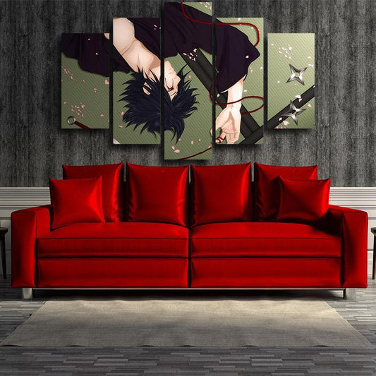 Cool Sasuke Uchiha 3D Printed Uchiha Canvas-Naruto-Canvas,MultiColor,Naruto