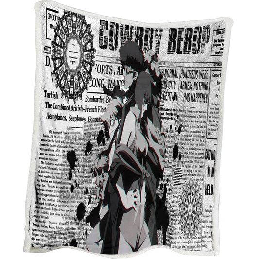 Cowboy Bebop Manga Brushed Blanket