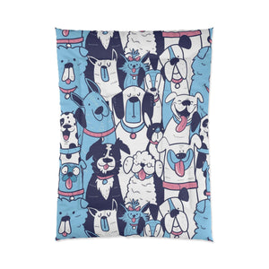 Dogs Art Pattern Comforter Set Bedding