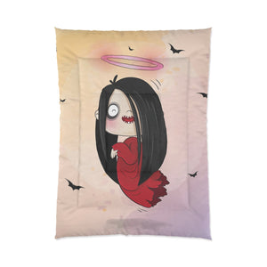 Cute Horror Vibes Ghost Girl Comforter Set Bedding