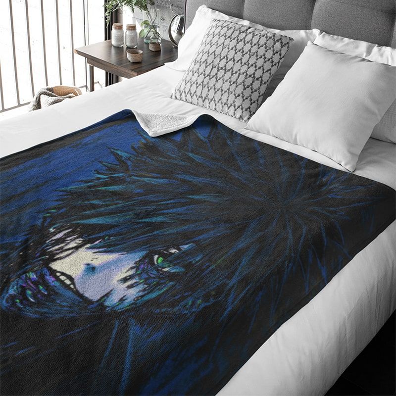 Toya Todoroki Dabi Dark Brushed My Hero Academia Throw Blanket-Blanket-Blanket,My Hero Academia,My Hero Academia Blanket,Sharpa Fleece,Throw Blanket