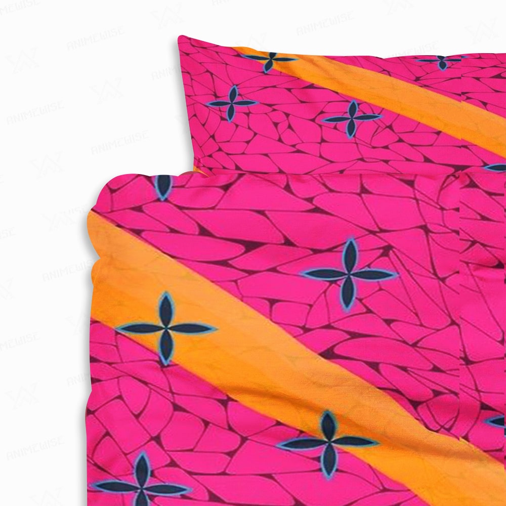 Daki Demon Slayer Blood Demon Art Pattern Comforter Set Bedding