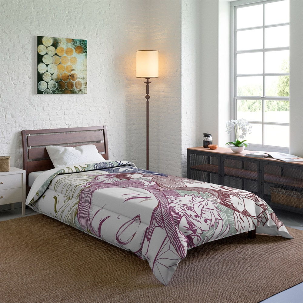 Demon Slayer Corp Sketch Anime Bedding
