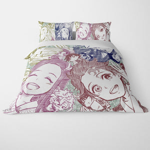 Demon Slayer Corp Heroes Duvet Cover Bedding