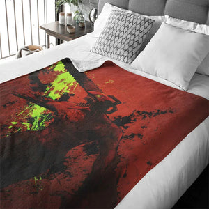 Denji Chainsaw Devil Blood Bath Chainsaw Man Blanket