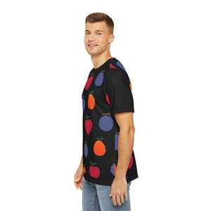 Devil Fruits All Over Brushed One Piece Pattern T-Shirt