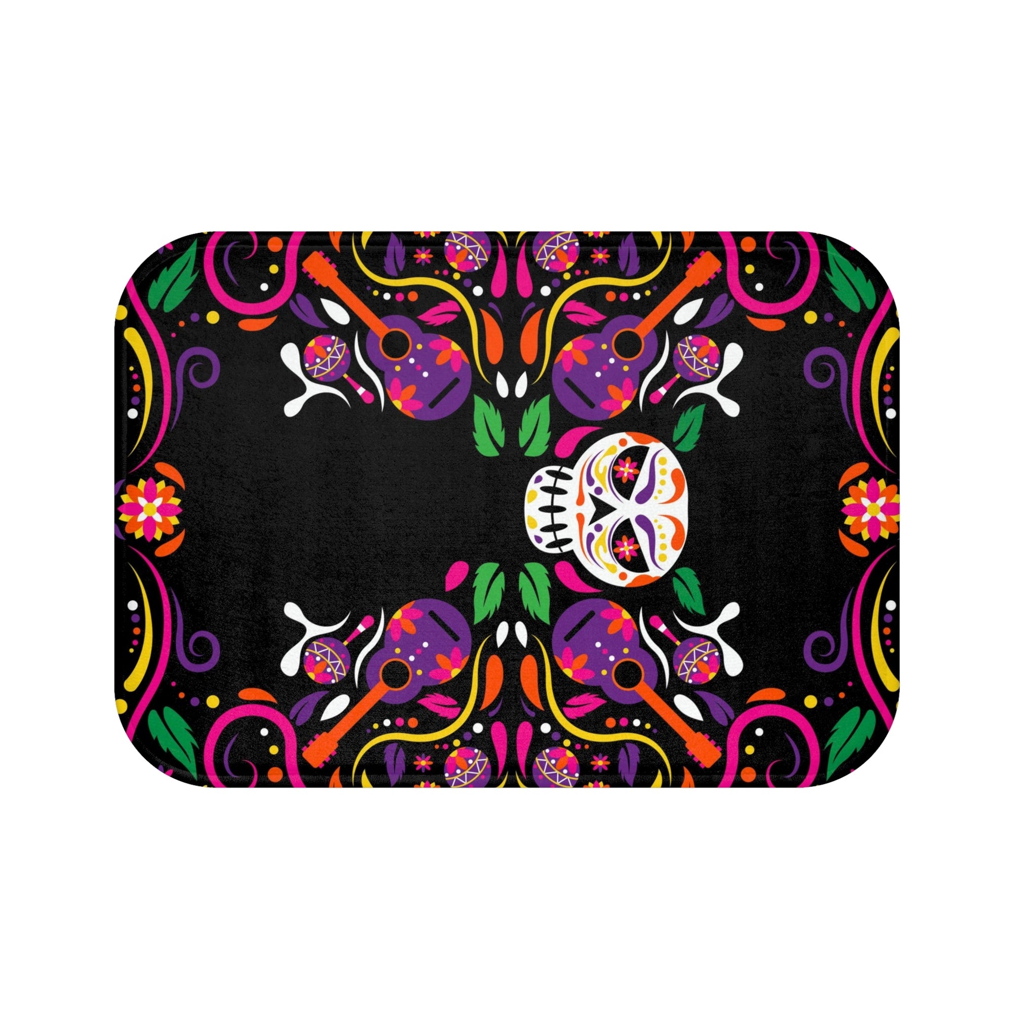 Diadelosmuertos Latin Art Blend Bath Mats