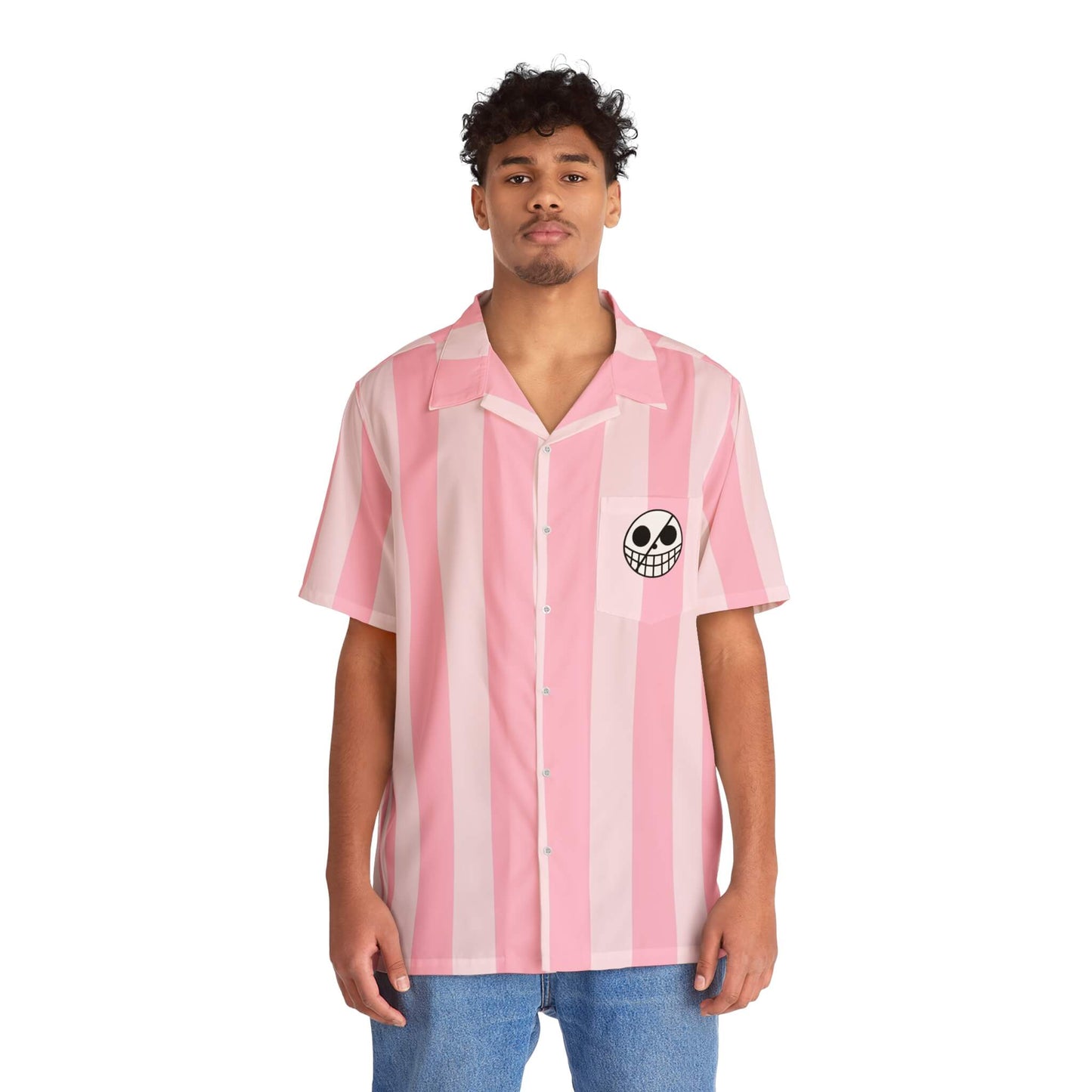 Donquixote Doflamingo One Piece Joker Stripes Hawaiian Shirt