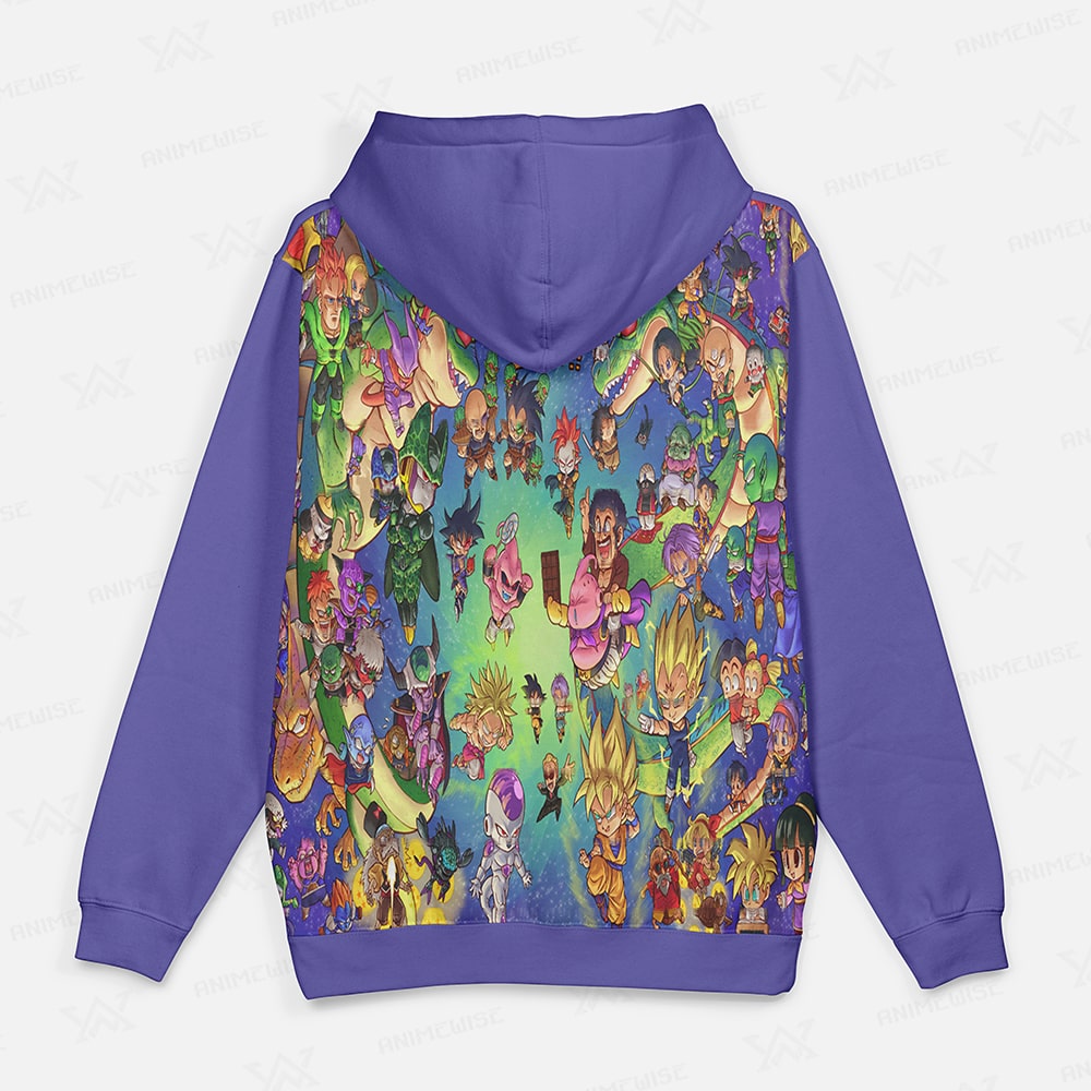 Dragon Ball Super Saiyan Universe Pullover Hoodie