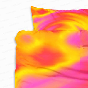 Duvet Cover Set - Tie-Dye Cool Color Glow Whirlpool