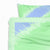 Duvet Cover Set -  Tie-Dye Green Blue Waves Fusion