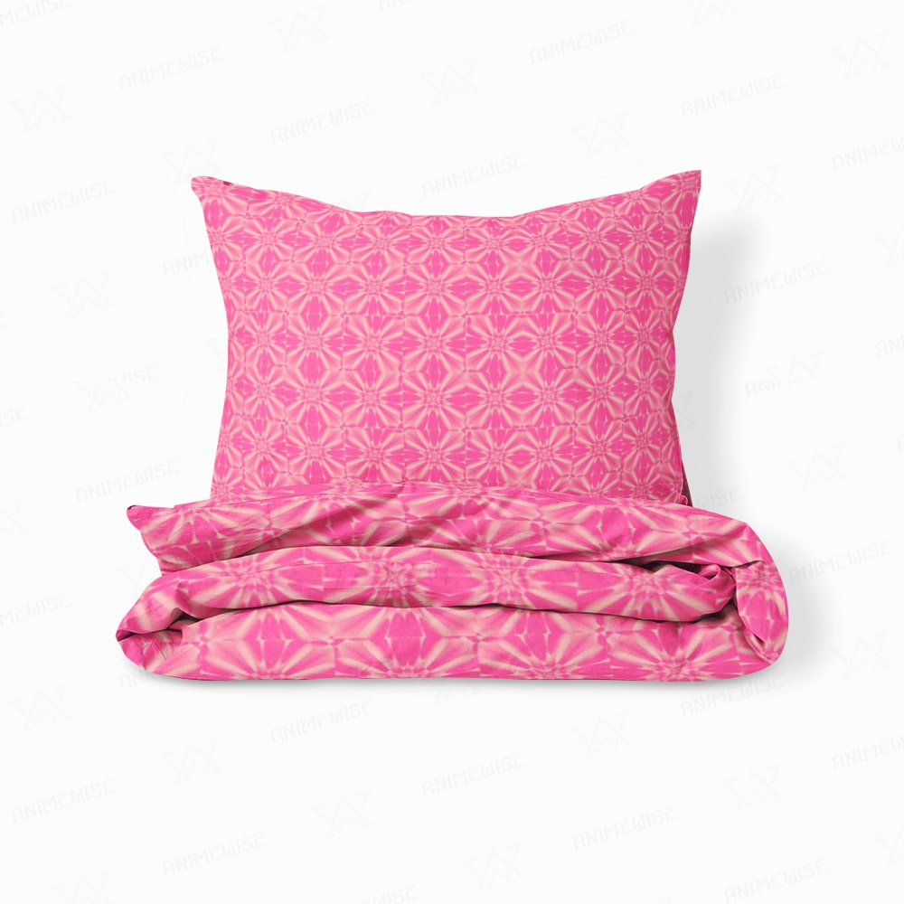 Nezuko Chan Pink Floral Demon Slayer Comforter Set