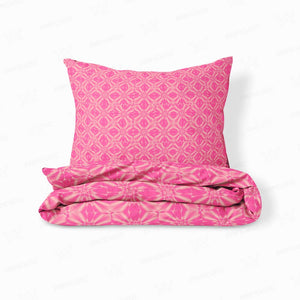 Nezuko Chan Pink Floral Demon Slayer Comforter Set