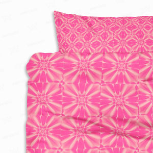 Nezuko Chan Pink Floral Demon Slayer Comforter Set