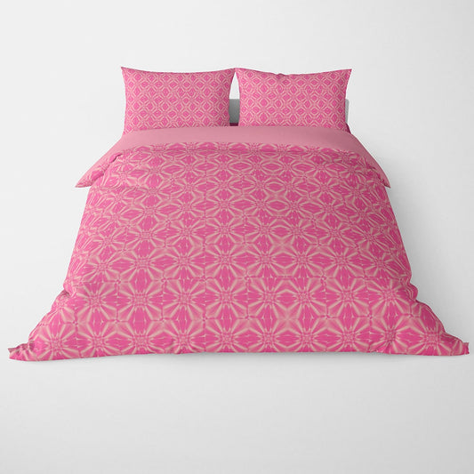 Demon Slayer Nezuko Kamado Floral Pattern Duvet Cover Bedding