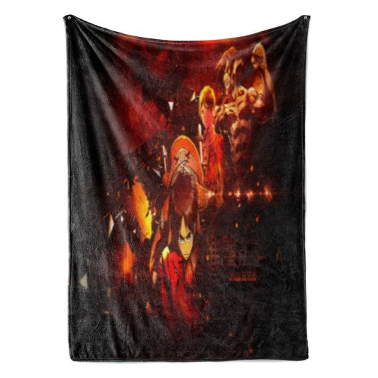 Eren Yeager Titan Evolution Soft and Comfortable Attack On titan Blanket