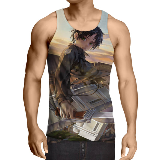 Attack on Titan ODM Gear Legion Eren Yeager Tank Top