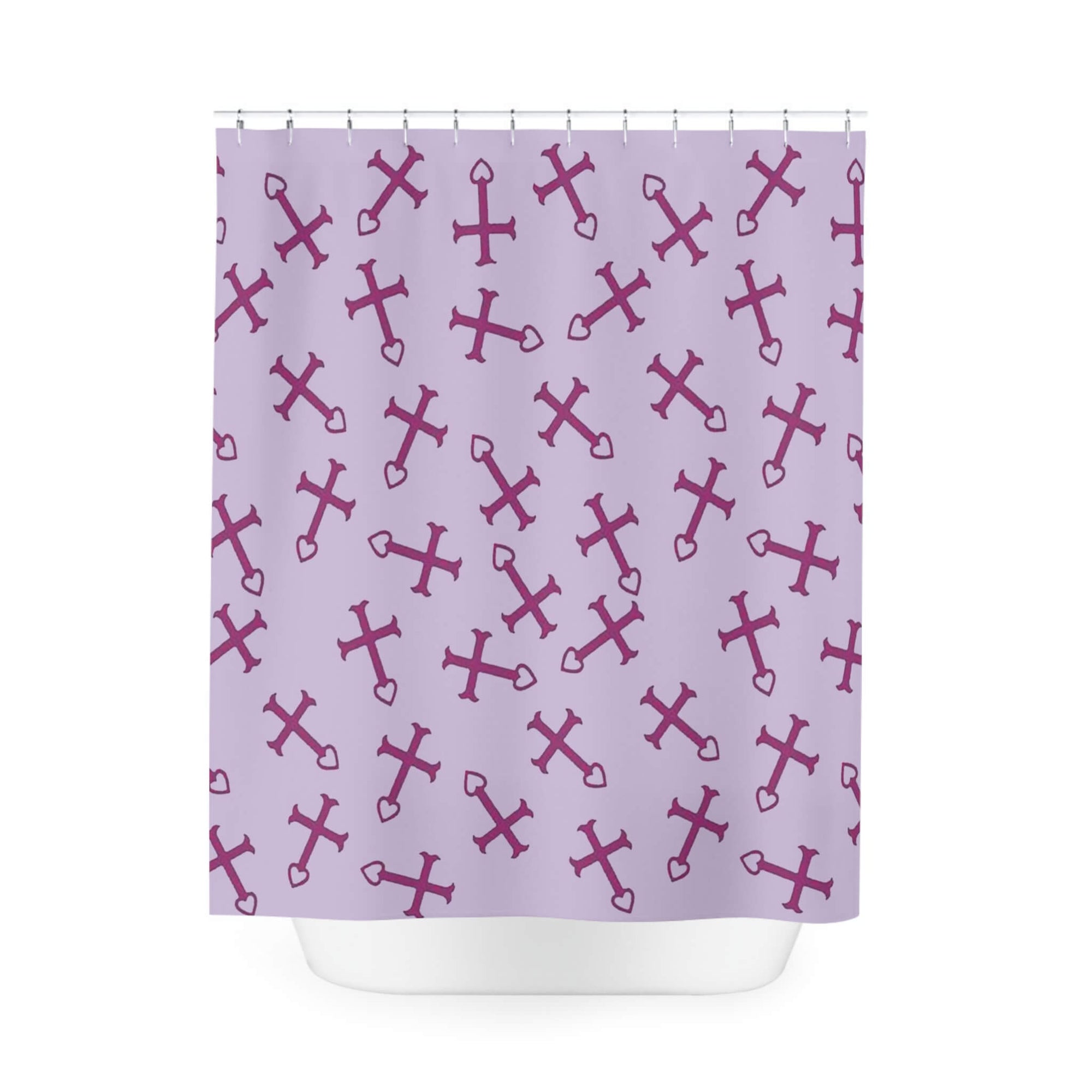 Erza Scarlet Pattern Fairy Tail Shower Curtains