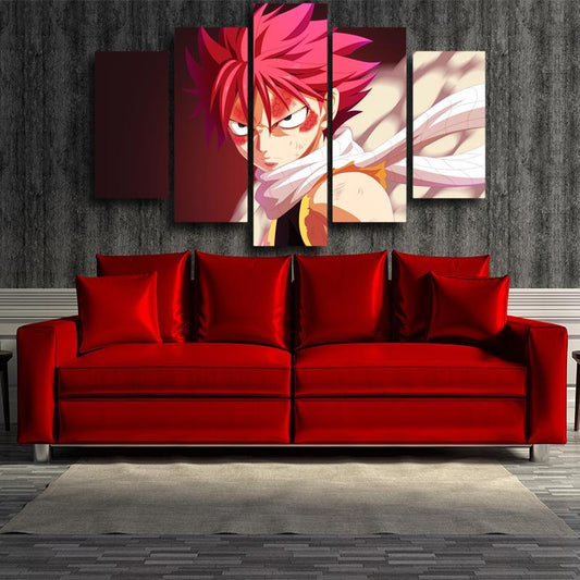 Fairy Tail Canvas 3D Printed Natsu Dragneel