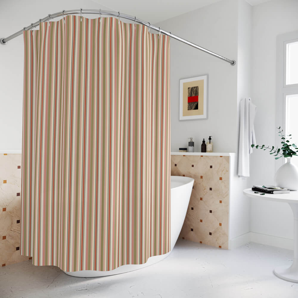 The Fifth Doctor Who Pattern Shower Curtains