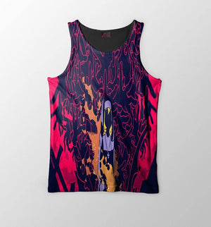 Fire Force 6 Iris Cool Abstract Art Fire Force Tank Top