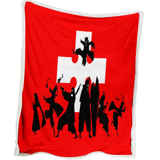Fire Force Cross Fire Style Cool Fire Force Blanket