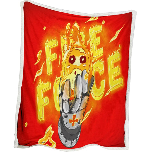 Fire Force Fire Owls Embossed Enen no Shouboutai Blanket