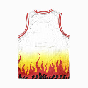 Flame Pillar Demon Corp Pattern Basketball Jersey