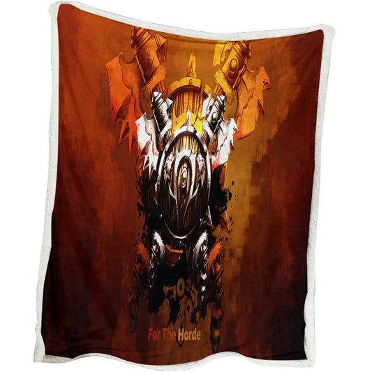 Warcraft For The Horde World Of Warcraft Horde Gaming Blanket