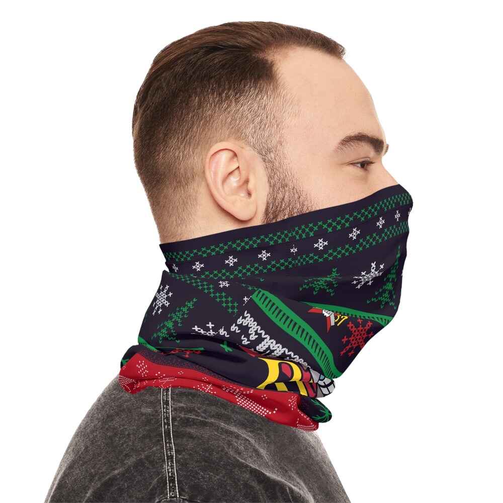 One Piece Franky Cyborg Christmas Neck Gaiter Bandana Scarf