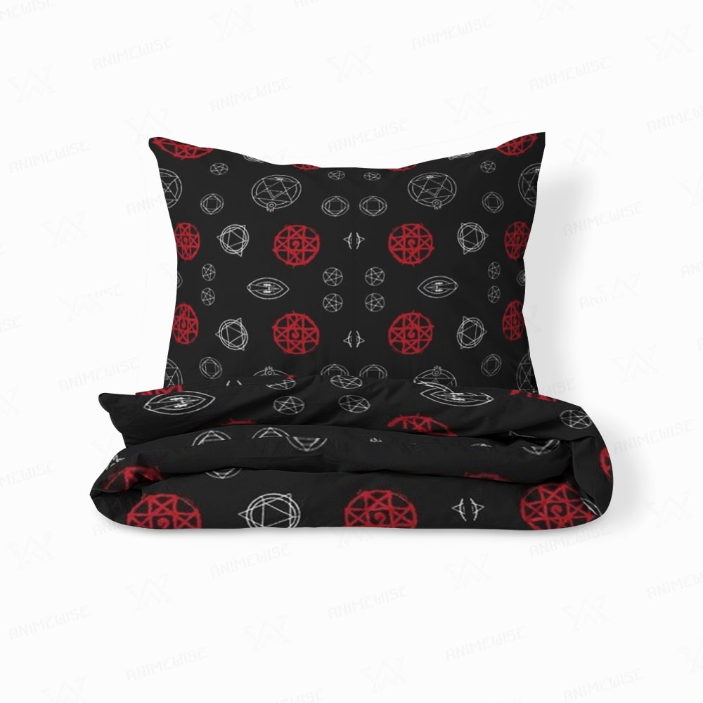 Fullmetal Alchemist Transmutation Circle Pattern Comforter Set Bedding