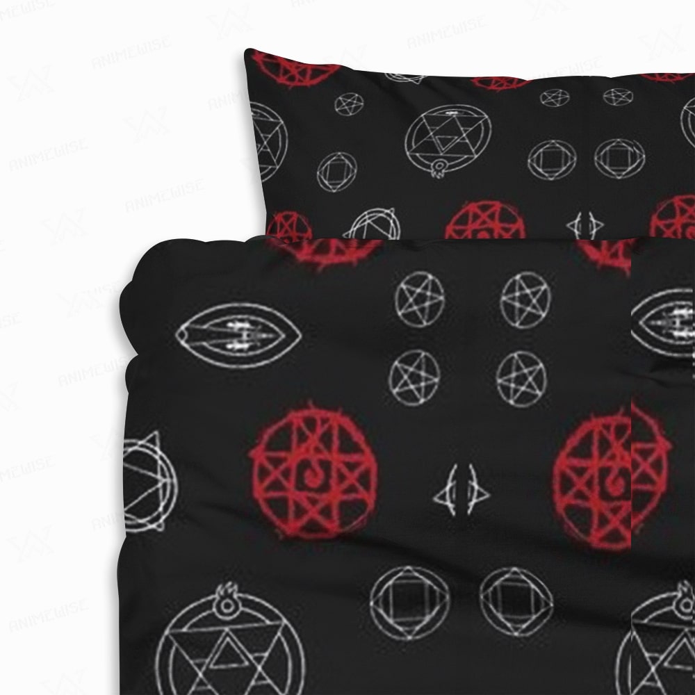 Fullmetal Alchemist Transmutation Circle Pattern Comforter Set Bedding