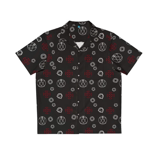 Fullmetal Alchemist Patterns All Over Print Hawaiian Shirt