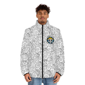 Gear 5 Clouds Luffy One Piece Puffer Jacket