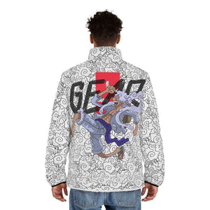 Gear 5 Clouds Luffy One Piece Puffer Jacket