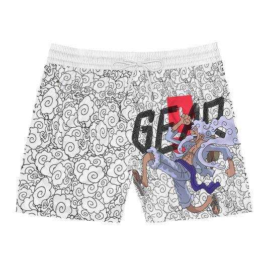 Gear 5 Luffy Nika Sun God Joy Boy Swim Shorts