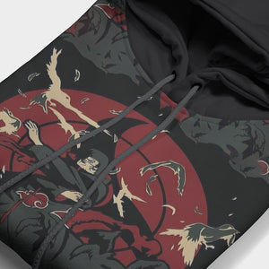 Genjutsu Ravens All Over Shinobi Pullover Hoodie