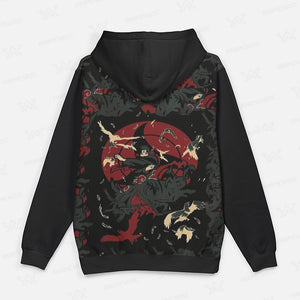 Genjutsu Ravens All Over Shinobi Pullover Hoodie