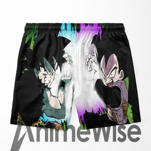 Goku Vegeta Super Saiyan Attack Ball Shorts