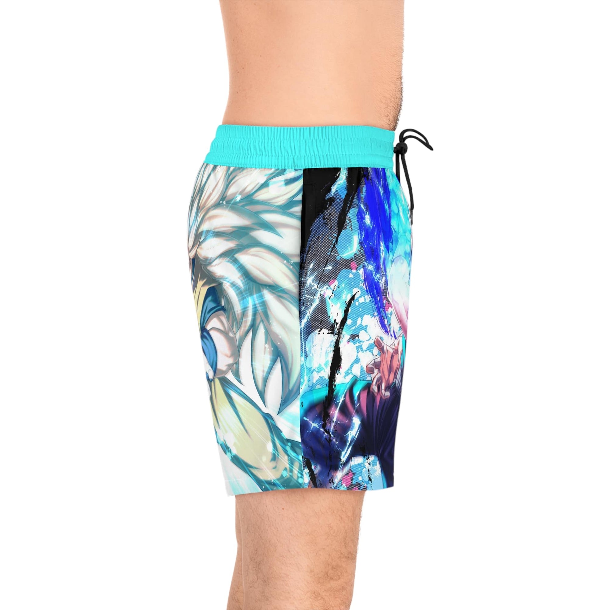 Goku Vegeta Premium Saiyan Brushed Dragon Ball Shorts