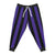 Goth School Stripes Purple Sweatpants Joggers