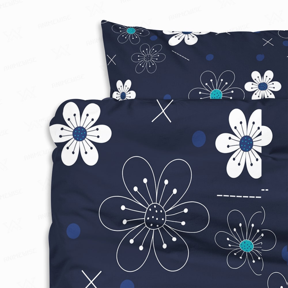 Grunge Floral Dream Space Soft Blend Comforter Set Bedding