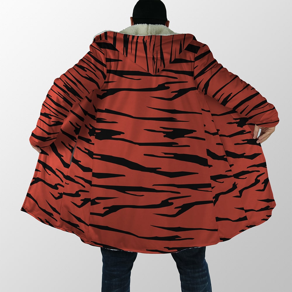 Guido Mista JoJo's Bizarre Adventure Pattern Hooded Cloak Coat