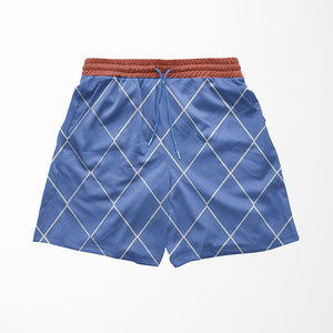 Guido Mista JJBA Inspired Pattern Mesh shorts