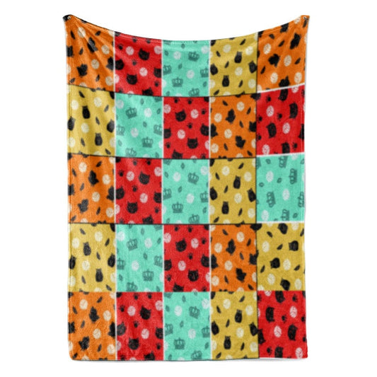 Haikyuu Team Emblems Brushed Throw Blanket