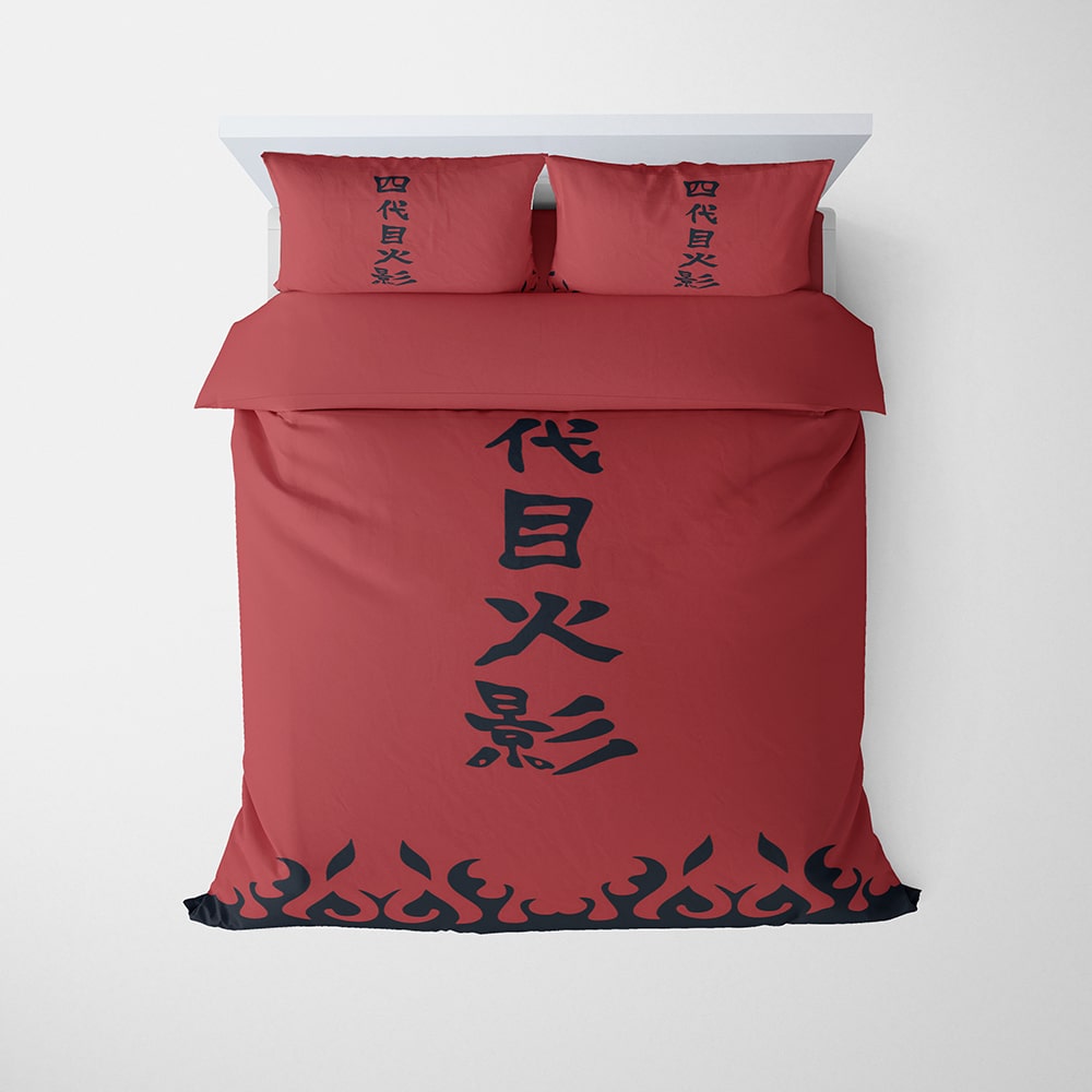 Fourth Fire Shadow Namikaze Comforter Set