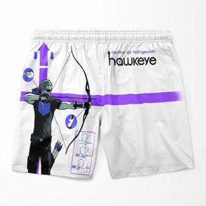 Hawkeye Classic Arrow Brushed Avengers Shorts